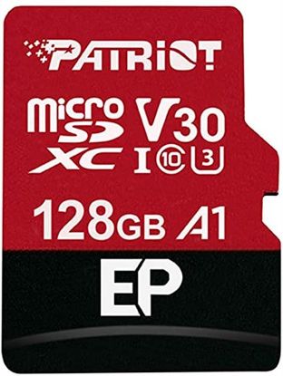  Зображення Карта пам'яті Patriot 128GB microSDXC class 10 UHS-I/U3 EP A1 (PEF128GEP31MCX) 